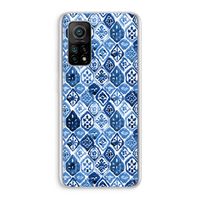 Blauw motief: Xiaomi Mi 10T 5G Transparant Hoesje