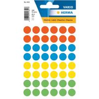 Etiket herma 1851 rond 12mm assorti 240st