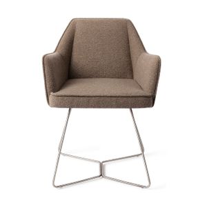 Jesper Home Tome eetkamerstoel Idaho Potato beehive steel