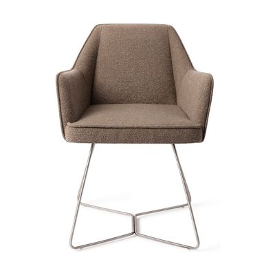 Jesper Home Tome eetkamerstoel Idaho Potato beehive steel