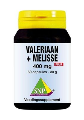 Valeriaan melisse 400 mg puur