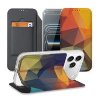 Book Wallet Case Apple iPhone 17 Pro Max Polygon Color