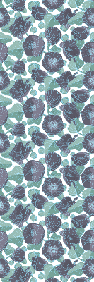 Mauve bloemen behangpapier
