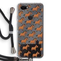 Pony: Pixel 3a Transparant Hoesje met koord