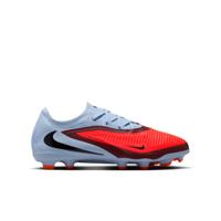Nike Phantom 6 Low Pro Gras / Kunstgras Voetbalschoenen (MG) Kids Lichtblauw Felrood Zwart