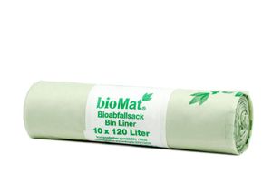 Biomat Composteerbare vuilniszakken 120L 10 st.