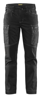 Blåkläder Dames Service werkbroek stretch 71591142 | Zwart | Maat 50 - 7330509485842