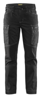 Blåkläder Dames Service werkbroek stretch 71591142 | Zwart | Maat 30 - 7330509485743