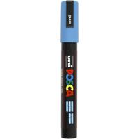Uni-Posca Posca marker, afm pc-5m, lijndikte 2,5 mm, medium, lichtblauw, 1 stuk