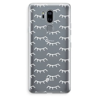 Wimpers: LG G7 Thinq Transparant Hoesje