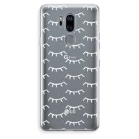 Wimpers: LG G7 Thinq Transparant Hoesje