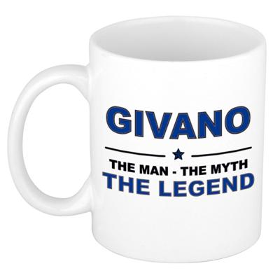 Givano cadeau mok - man myth legend - naam koffiemok - 300 ml - collega - vaderdag