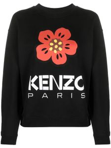 Kenzo sweat en coton à imprimé Boke - Noir