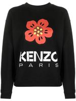 Kenzo sweat en coton à imprimé Boke - Noir