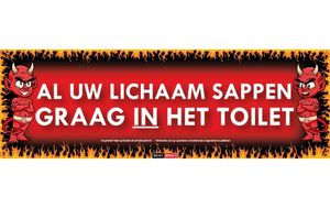 Sticky Devil Al uw lichaam sappen graag in het toilet