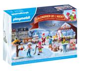 PLAYMOBIL Adventskalender - Een uitstapje naar de kerstmarkt constructiespeelgoed 71472