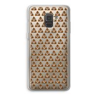 Poop emoji: Samsung Galaxy A8 (2018) Transparant Hoesje