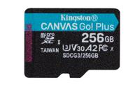 Kingston Canvas Go! Plus microSDXC Geheugenkaart met Adapter SDCG3/256GB - 256GB - thumbnail