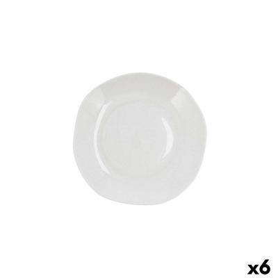 Diep bord Ariane Earth Keramisch Wit 23 cm (6 Stuks)