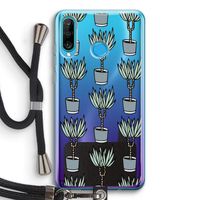 Boompje: Huawei P30 Lite Transparant Hoesje met koord