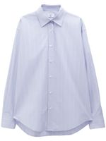 Filippa K chemise en coton biologique à rayures - Bleu