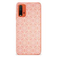Xiaomi Poco M3 | TPU bumper | Pattern Orange Xiaomi Poco M3 | TPU bumper | Pattern Orange
