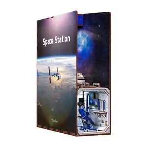 Boekensteun Space Station - DIY Book Nook