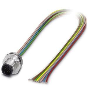 Phoenix Contact 1523492 Sensor/actuator inbouwconnector M12 Aantal polen (sensoren): 8 Stekker, inbouw 0.50 m 1 stuk(s)