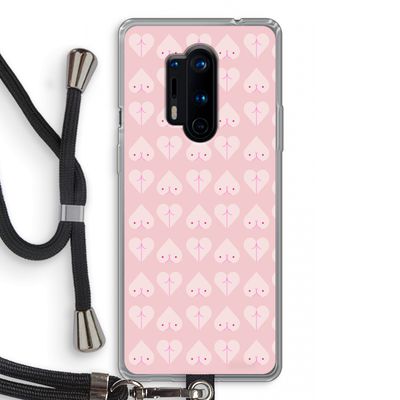 Ass 'n Titties: OnePlus 8 Pro Transparant Hoesje met koord