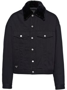 Prada veste en jean Bull - Noir