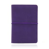 Paspoort Cover met elastiek - PU Leer Paars