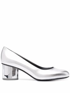 Ferragamo escarpins Farrah en cuir - Gris
