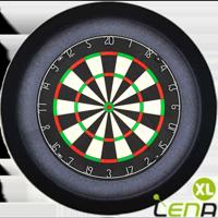 Lena Dartbord Verlichting Basic XL Zwart