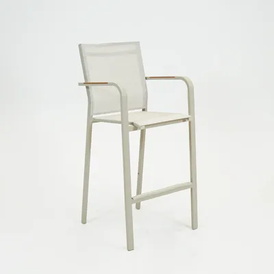Barstoel Quenza stapelbaar creme heat