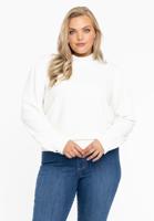 Yoek Shirt met pofmouw | Beige | Maat 58/60