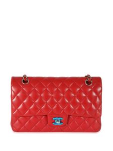 CHANEL Pre-Owned sac porté épaule Double Flap médium (2012-2013) - Rouge