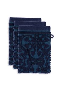 Pip Studio Washandje Set/3 Tile de Pip Donkerblauw 16x22 cm