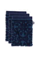 Pip Studio Washandje Set/3 Tile de Pip Donkerblauw 16x22 cm
