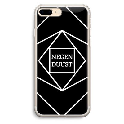Negenduust geometrisch: iPhone 7 Plus Transparant Hoesje