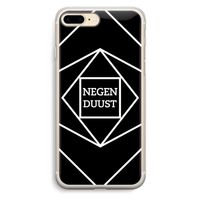 Negenduust geometrisch: iPhone 7 Plus Transparant Hoesje