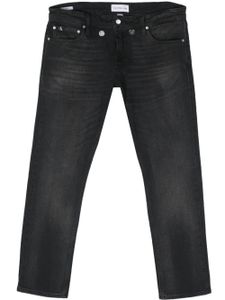 Calvin Klein Jeans jean en coton stretch à taille basse - Noir