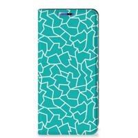 Samsung Galaxy A22 4G | M22 | Bookcase | Cracks Blue