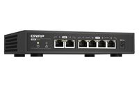 QNAP QSW-2104-2T netwerk-switch Unmanaged 2.5G Ethernet (100/1000/2500) Zwart - thumbnail