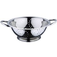 RVS keuken vergieten/zeven 24 cm zilver