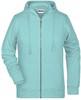 James & Nicholson JN8025 Ladies´ Zip-Hoody - /Glacier-Melange - XL