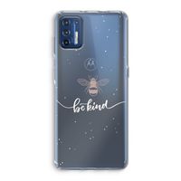 Be(e) kind: Motorola Moto G9 Plus Transparant Hoesje