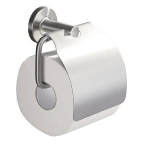 Wiesbaden 304 toiletrolhouder met klep RVS 24.3828