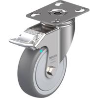 Blickle LKPXA-TPA 101KFD-FI Zwenkwiel met rem Wieldiameter: 100 mm Draagvermogen (max.): 110 kg 1 stuk(s)