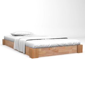 Bedframe massief eikenhout 140x200 cm