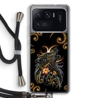 Huilende Wolf: Xiaomi Mi 11 Ultra Transparant Hoesje met koord